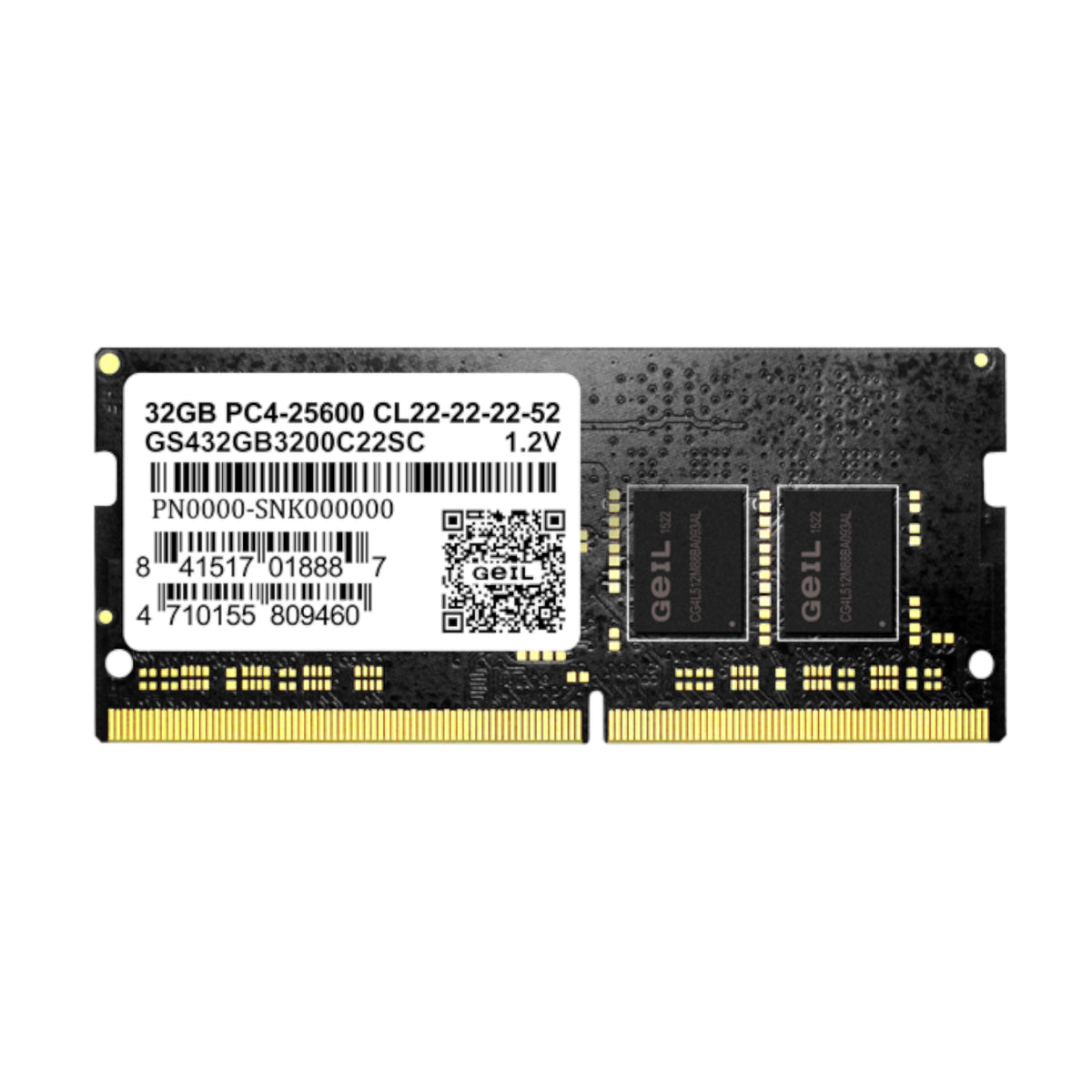 Image 3 for GeIL Pristine 32GB DDR4 3200MHz Notebook Memory