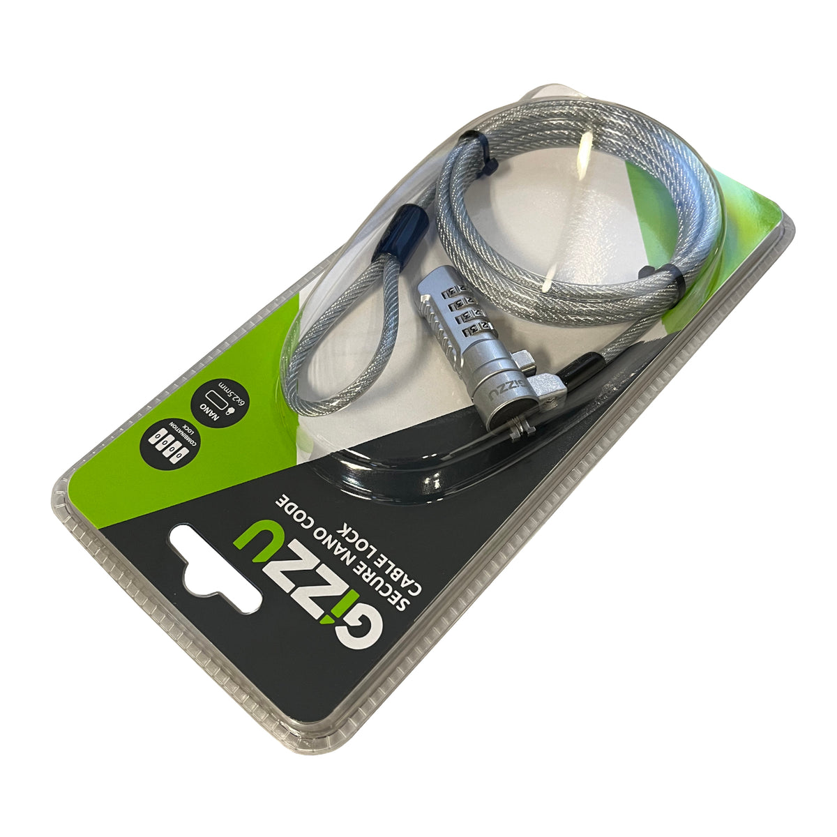 Image 5 for GIZZU 1.8m Nano Combination Lock Security Cable