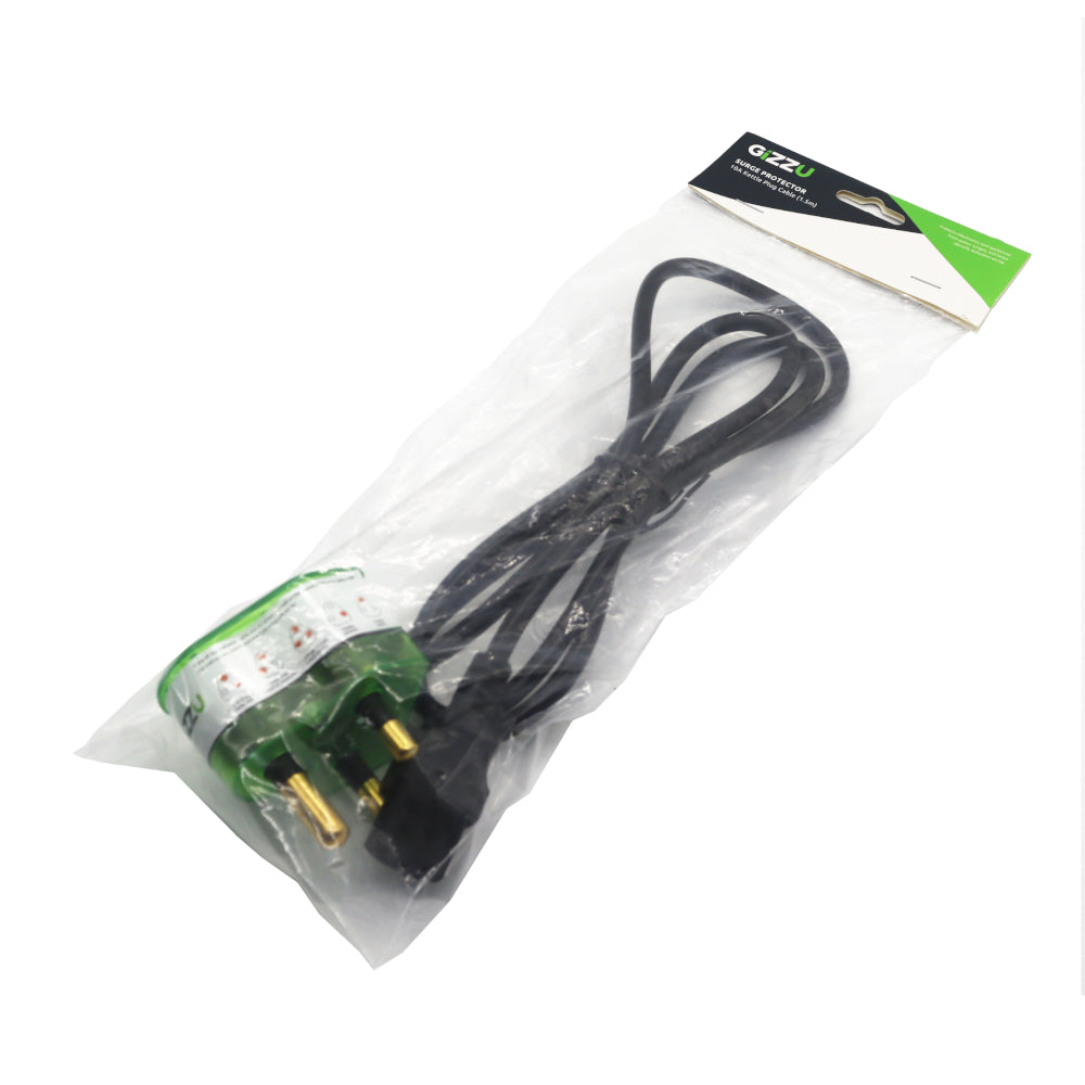 Image 6 for Gizzu Surge Protector 10A Kettle Plug Cable 1.5M