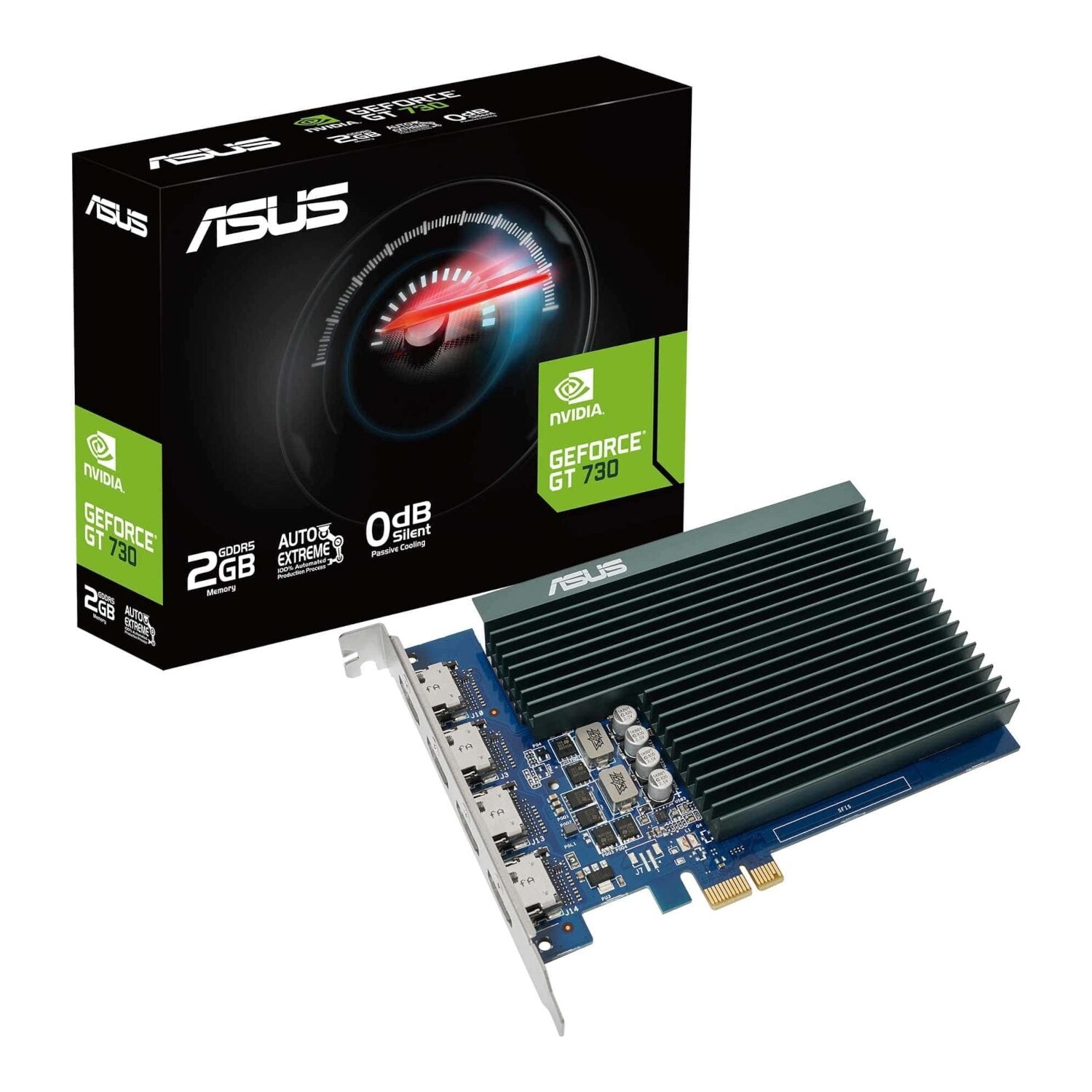 Image 1 for Asus GT730 2GB GDDR5 Graphics Card with 4 HDMI Ports