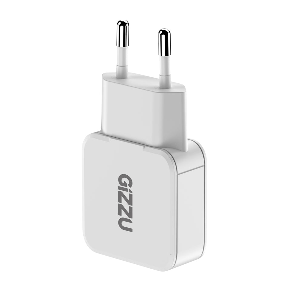 Image 2 for Gizzu 2-Port 20W GaN Wall Charger