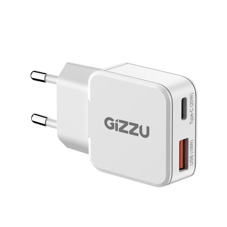 Image 4 for Gizzu 2-Port 20W GaN Wall Charger