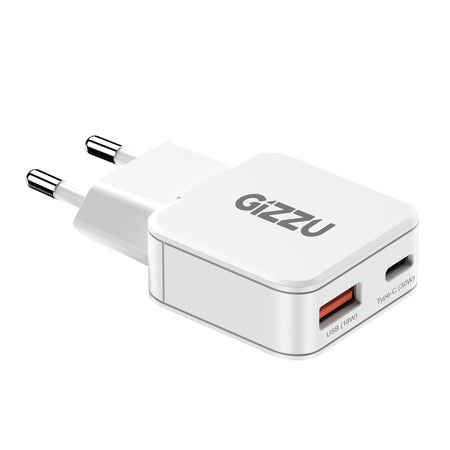 Image 3 for Gizzu 2-Port 30W GaN Wall Charger