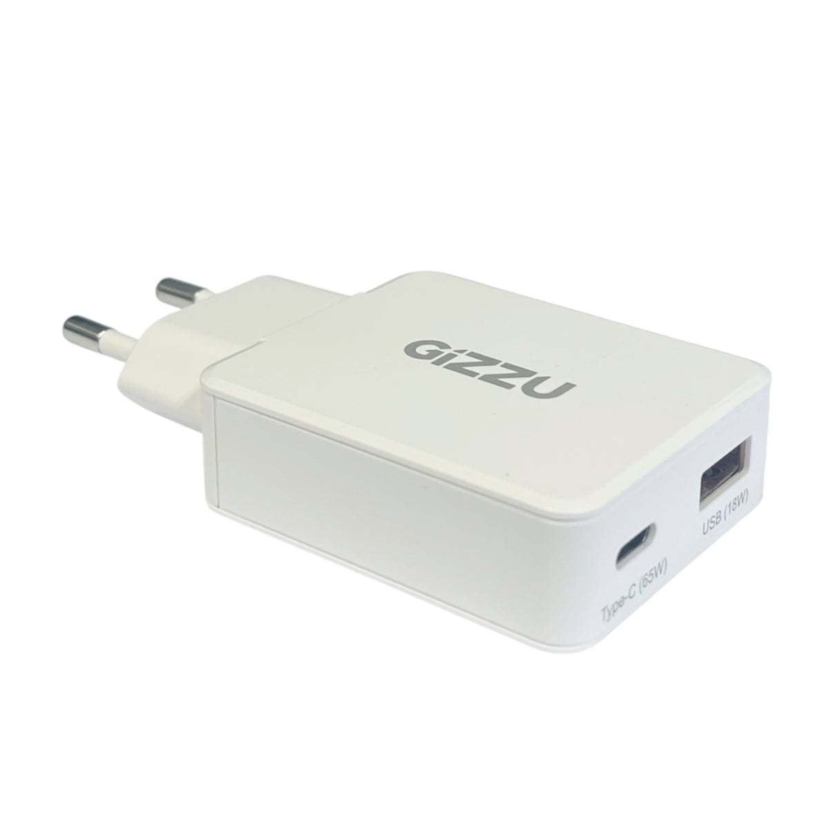 Image 3 for Gizzu 2-Port 65W GaN Wall Charger