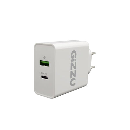 Image 1 for GIZZU Wall Charger Type C 36W PD QC3.0 18W - White