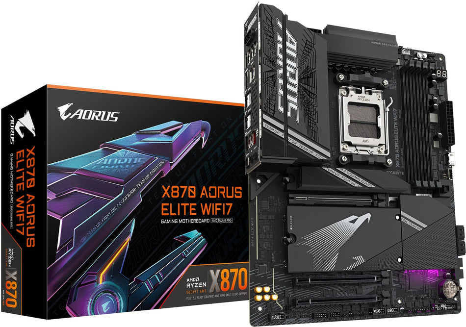 Gigabyte Aorus X870 Elite WiFi 7 Motherboard for AMD AM5