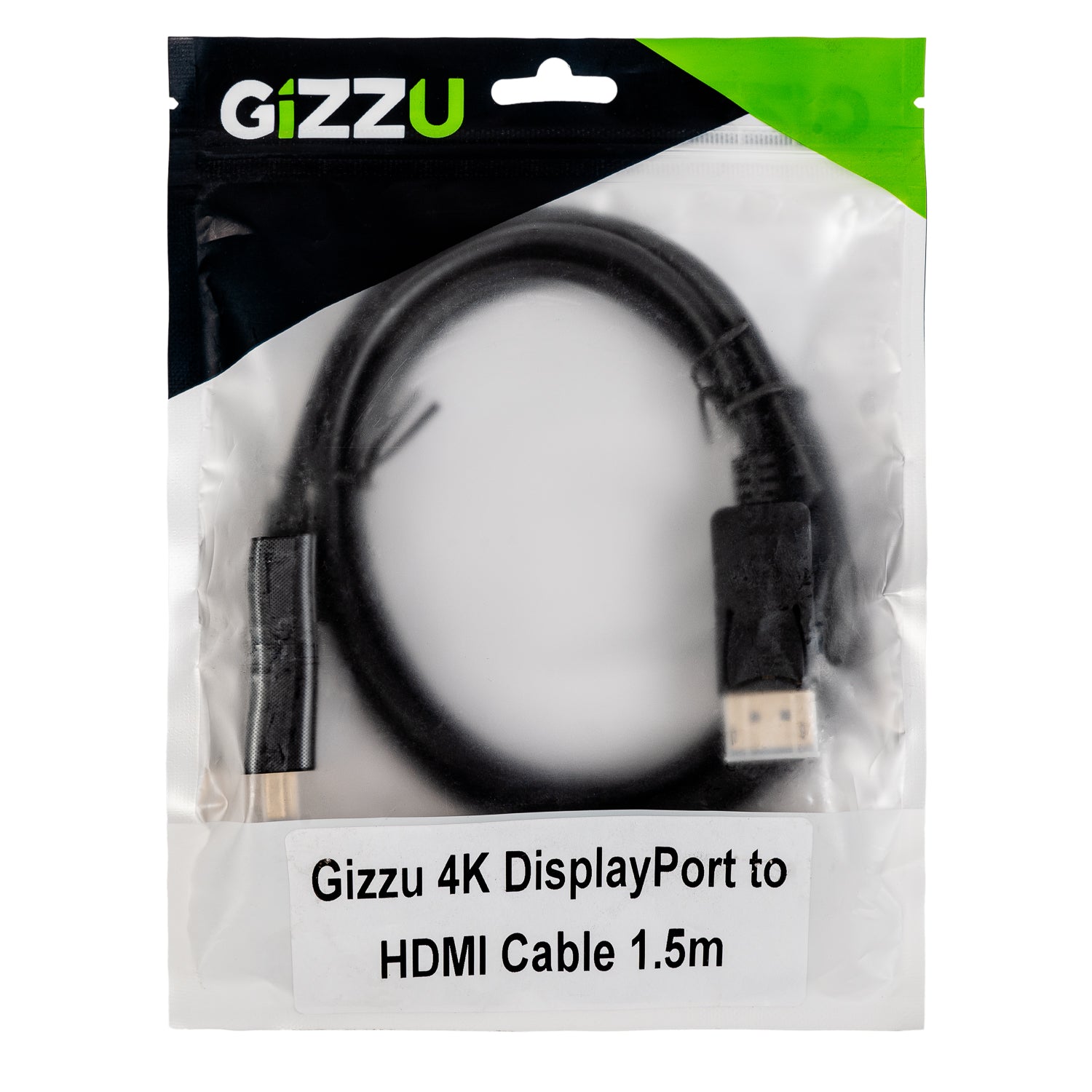 Image 4 for Gizzu 4K60Hz DisplayPort to HDMI Cable 1.5m