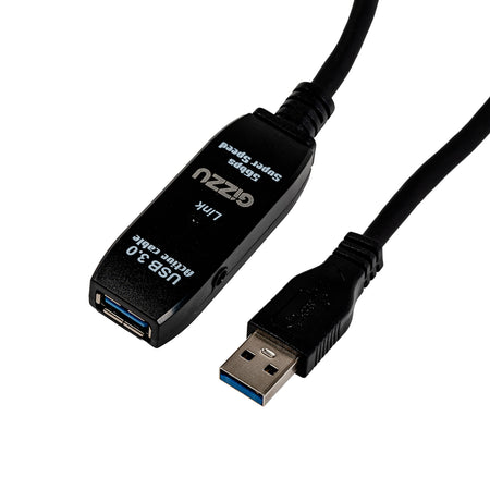 Image 1 for Gizzu USB 3.0 Active Extension Cable 5m - Black