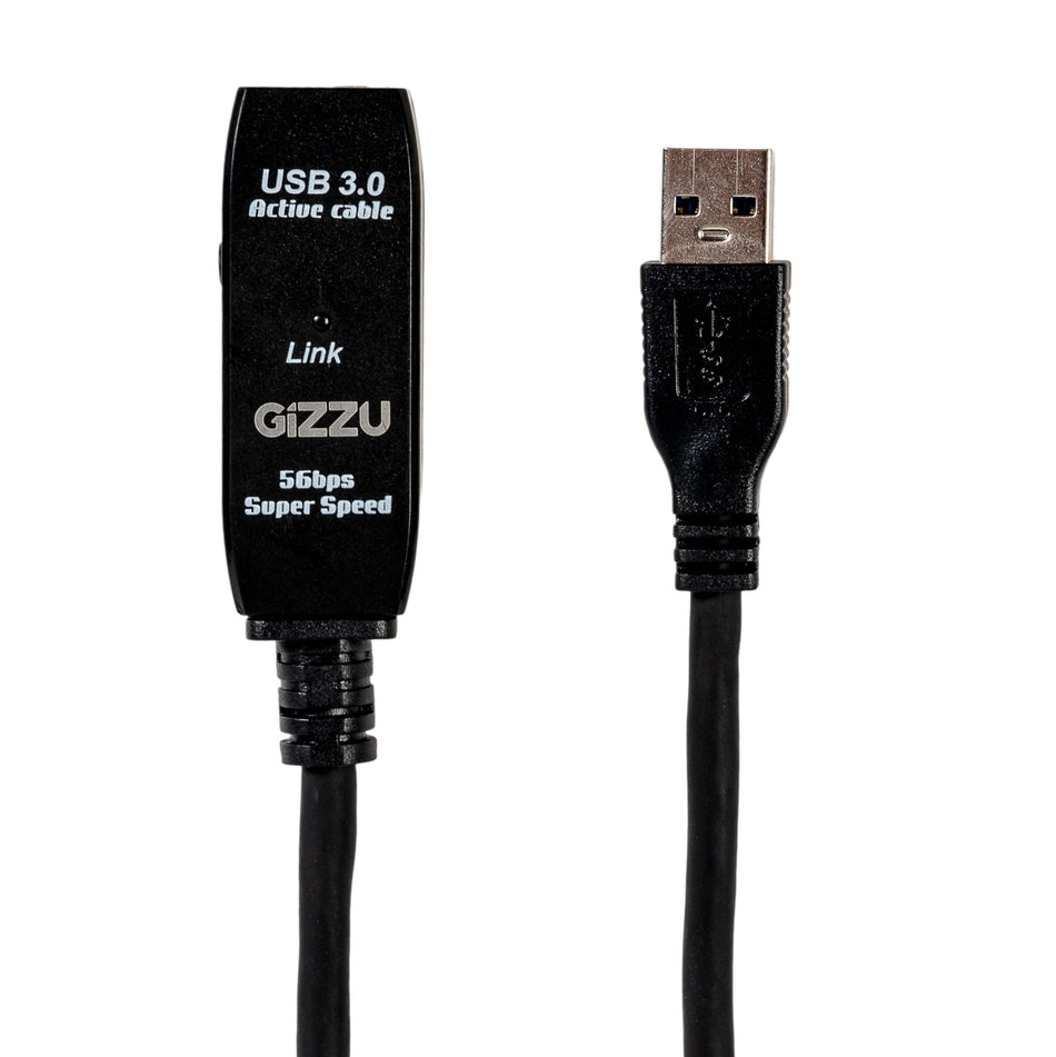 Image 2 for Gizzu USB 3.0 Active Extension Cable 5m - Black