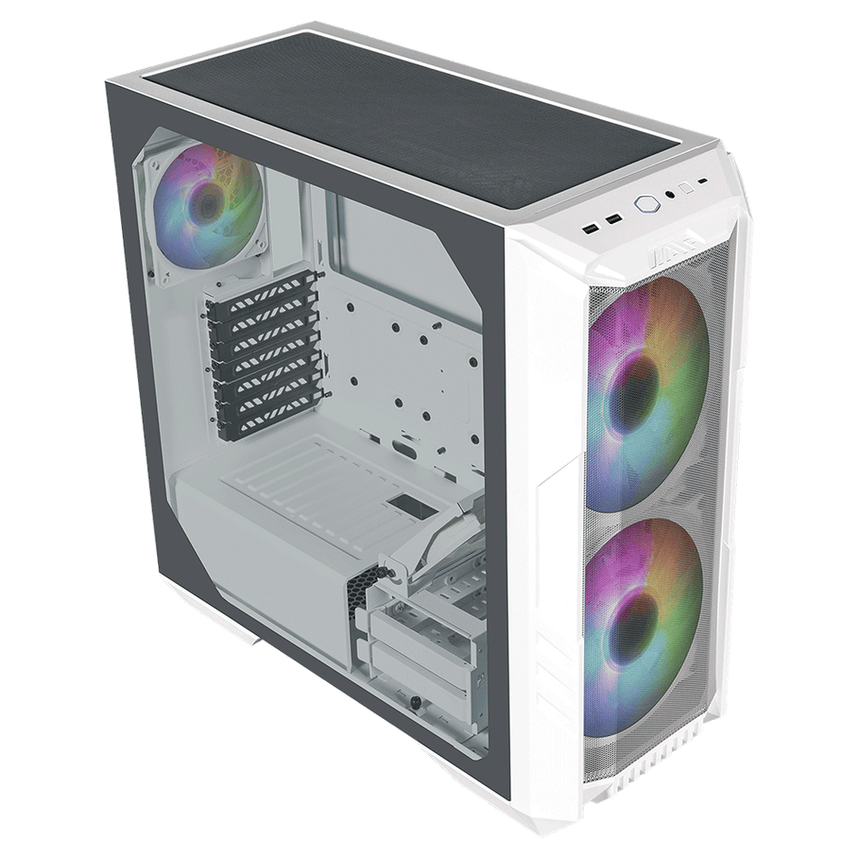 Cooler Master HAF 500 Mid Tower ATX Case - White