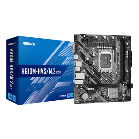 Image 1 for ASRock H610M-HVS/M.2 R2.0 Intel LGA 1700 m-ATX Motherboard