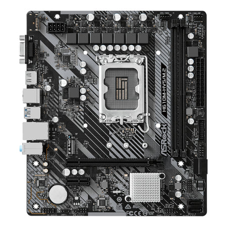 Image 2 for ASRock H610M-HVS/M.2 R2.0 Intel LGA 1700 m-ATX Motherboard