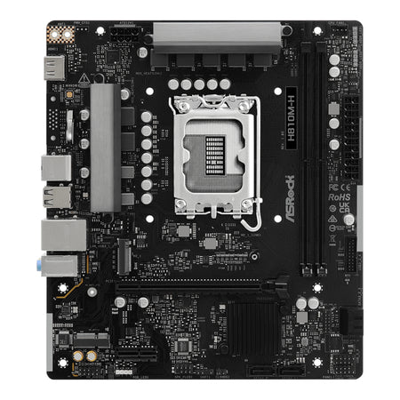 Image 2 for ASRock H810M-H Intel LGA1851 Micro ATX Motherboard - Black