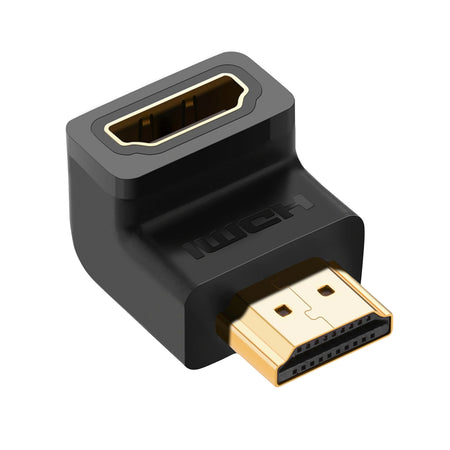 Image 2 for UGREEN HD112 HDMI 4K Male to Female Down-angled Connector - Black