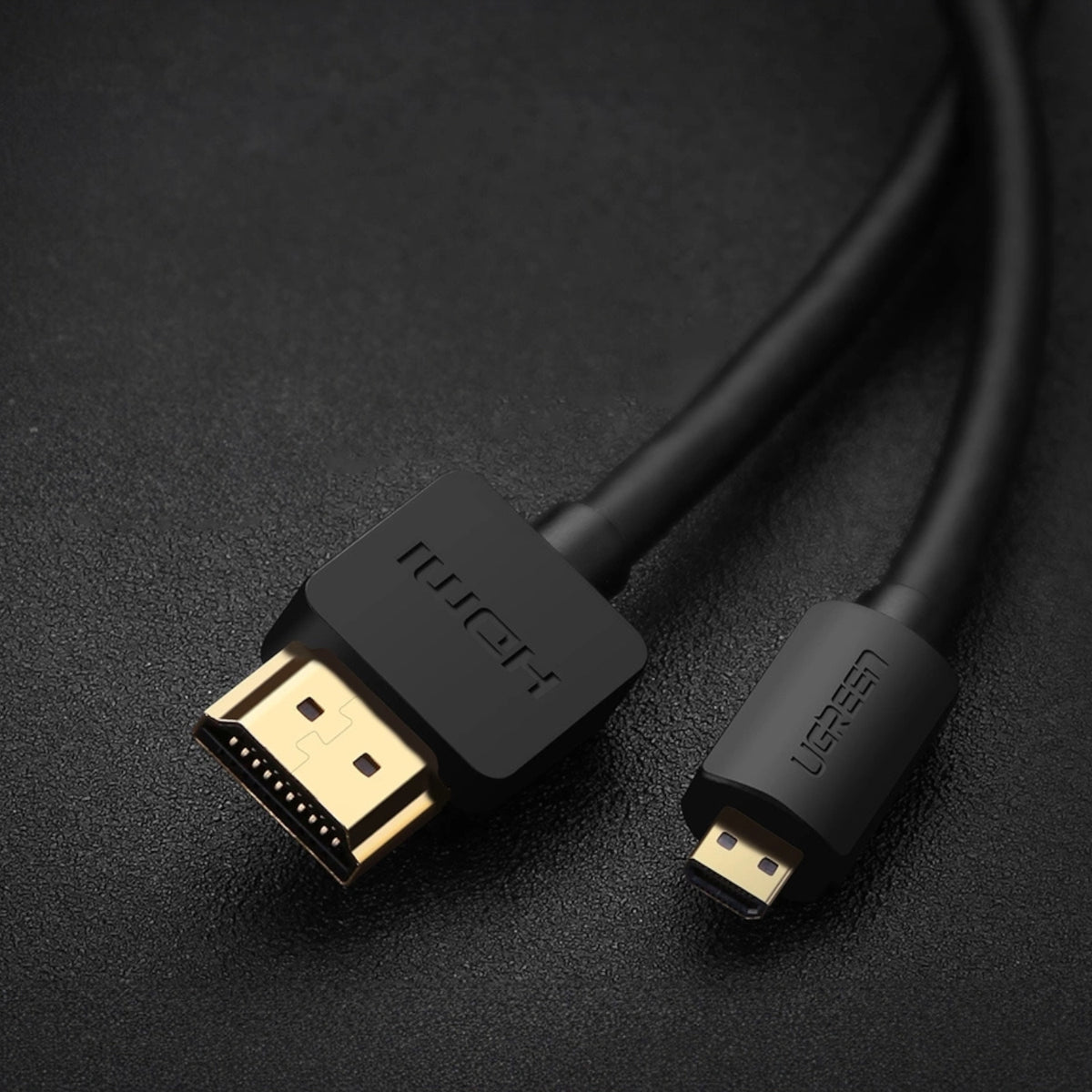 Image 2 for UGREEN HD127 Micro HDMI to HDMI 2.0 Cable 1.5M - Black