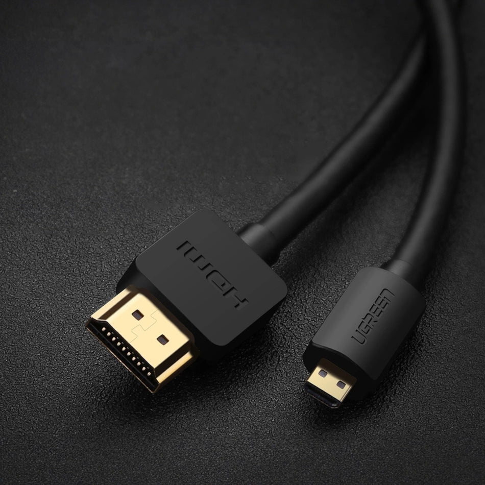 Image 2 for UGREEN HD127 Micro HDMI to HDMI 2.0 Cable 1.5M - Black