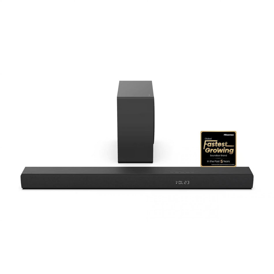 Hisense HS3100 3.1 Channel 480W Soundbar with Wireless Subwoofer
