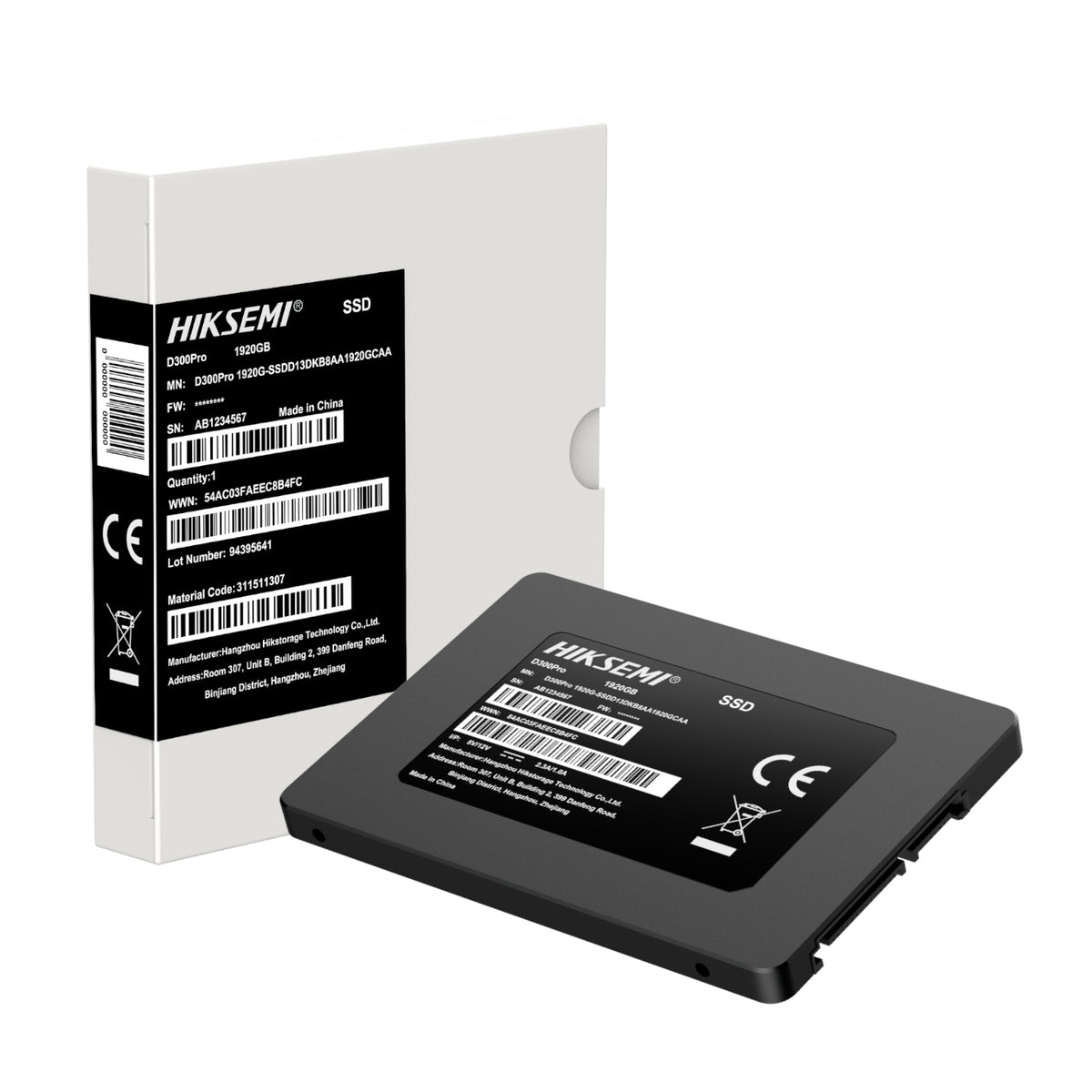 Image 5 for Hiksemi D300 PRO Tantalum Capacitor 1920GB SATA III Enterprise SSD