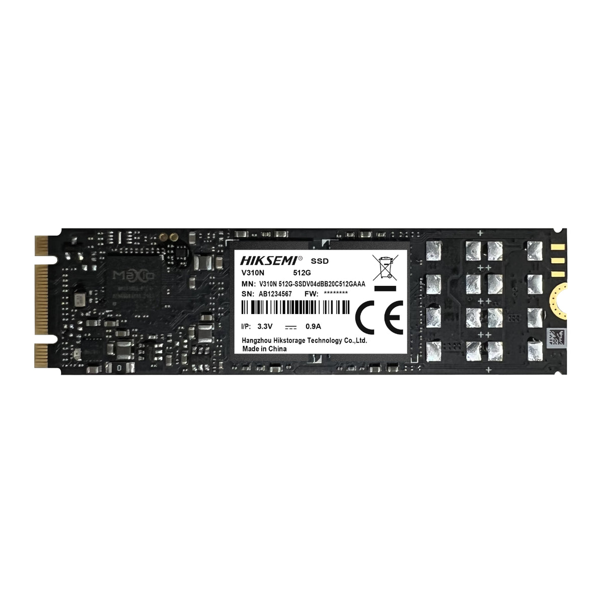 Image 1 for Hiksemi V310N 512GB M.2 SATA Surveillance SSD