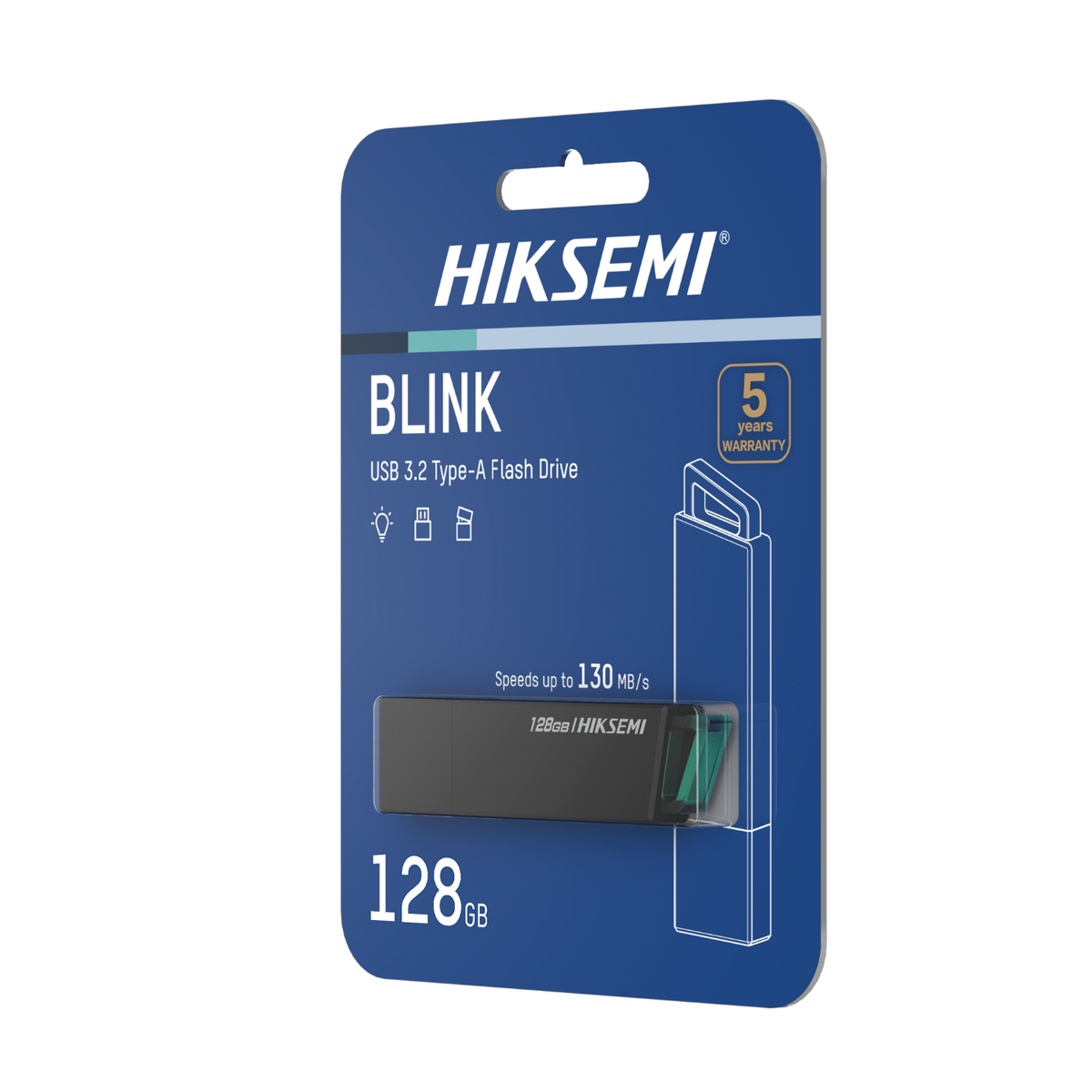 Image 6 for Hiksemi Blink 128GB USB3.2 Flash Drive - Black