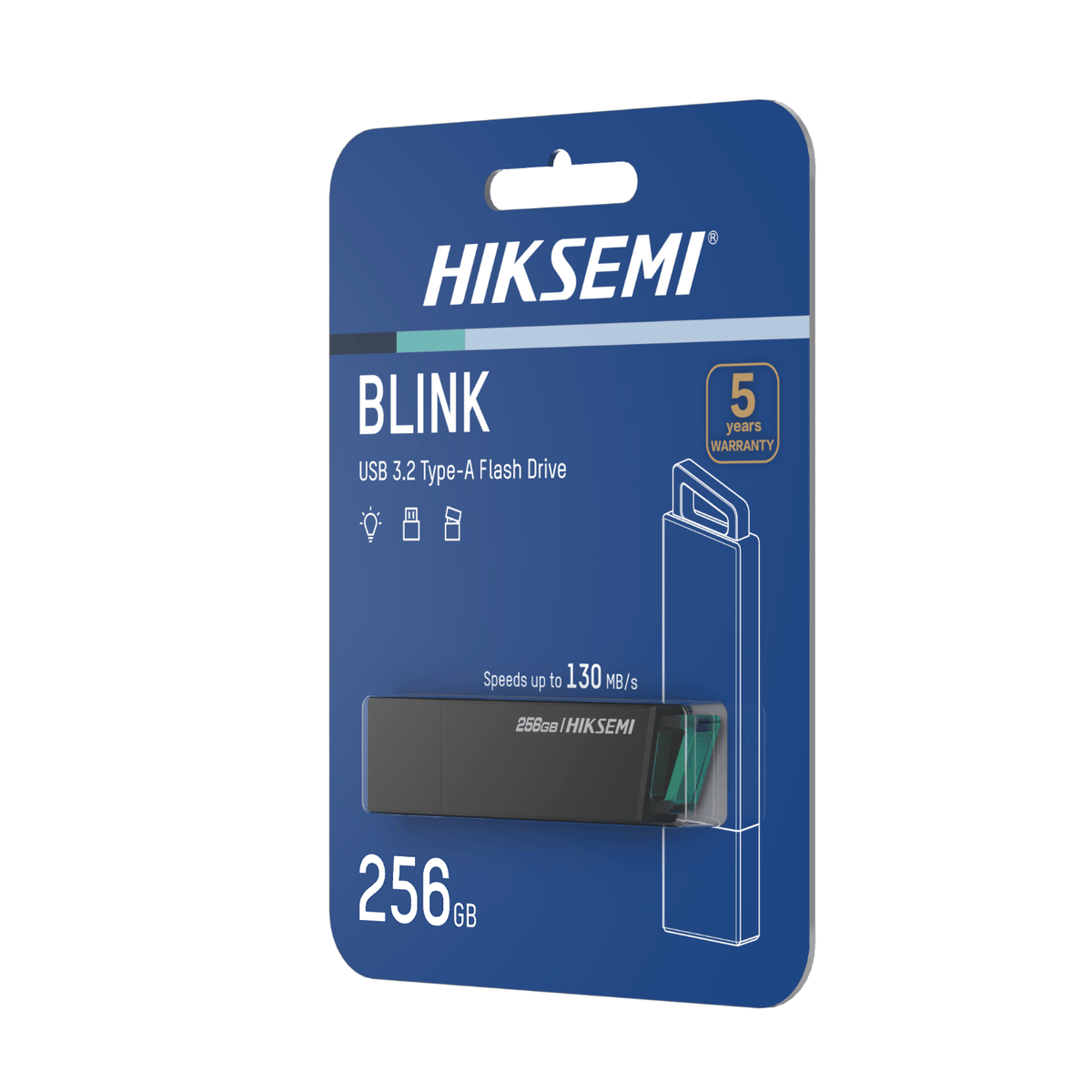 Image 6 for Hiksemi Blink 256GB USB3.2 Flash Drive - Black