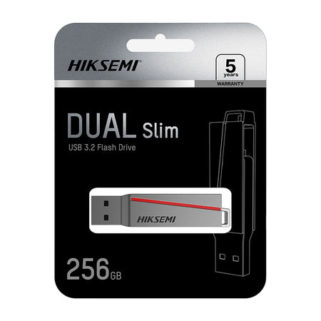 Image 4 for HIKSEMI Dual Slim 256GB USB3.2 Flash Drive