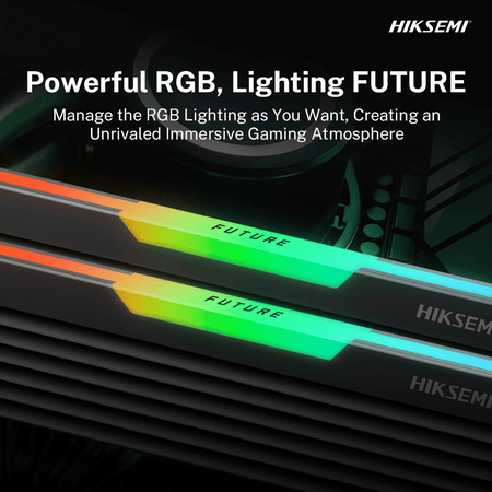 Image 7 for Hiksemi Future RGB 16GBKIT (2x8GB) 3600MHz DDR4 Desktop Gaming Memory Black
