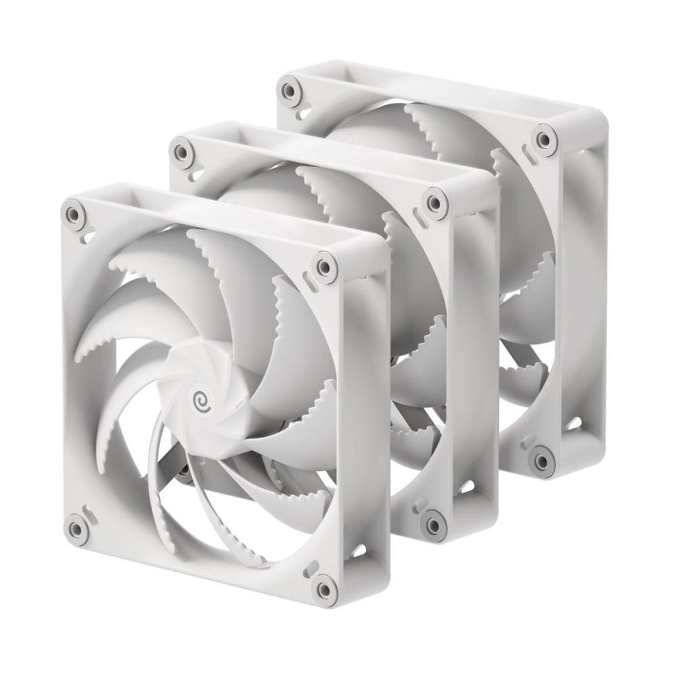 HAVN H14 White 140mm Case Fan Triple Pack