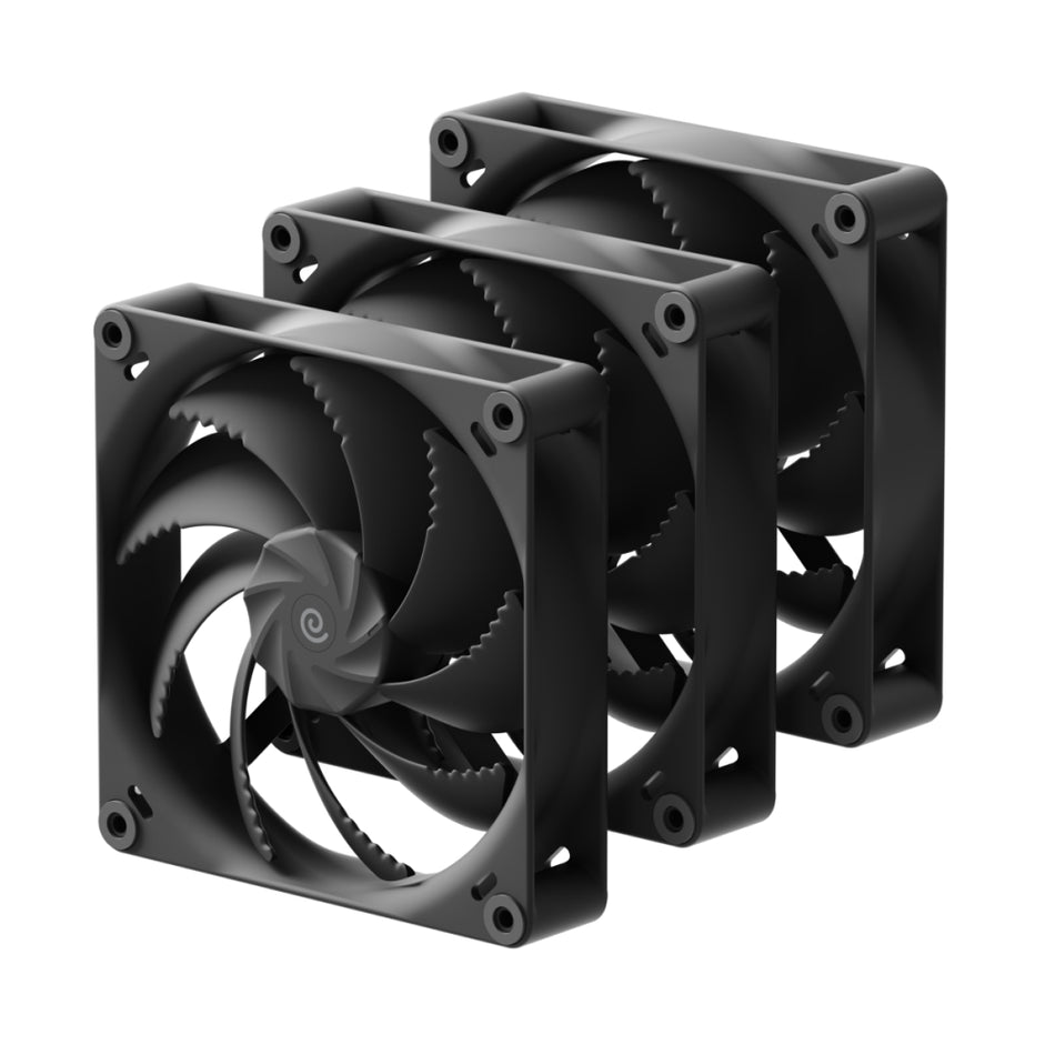 HAVN H14 140mm Black PWM Case Fan Triple Pack