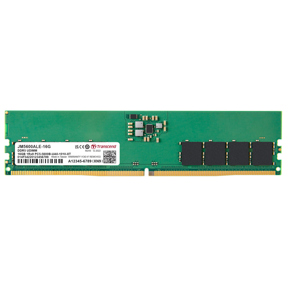 Transcend JetMemory 16GB DDR5-5600 Desktop Long DIMM