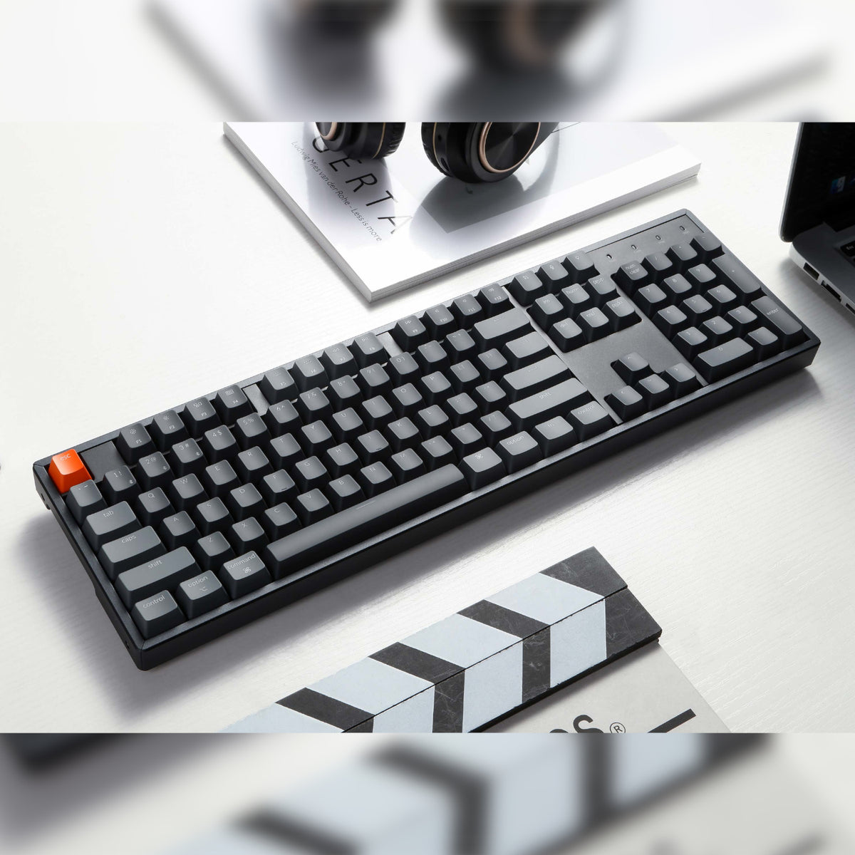 Image 5 for Keychron K10 QMK Full-size RGB Wireless Custom Mechanical Keyboard V.2 (Super RED Switch) – Black