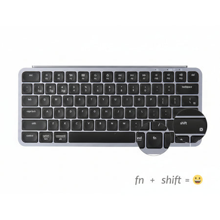 Image 3 for Keychron B1 Pro 75% Layout Wireless Keyboard and Mouse Combo - Space Grey