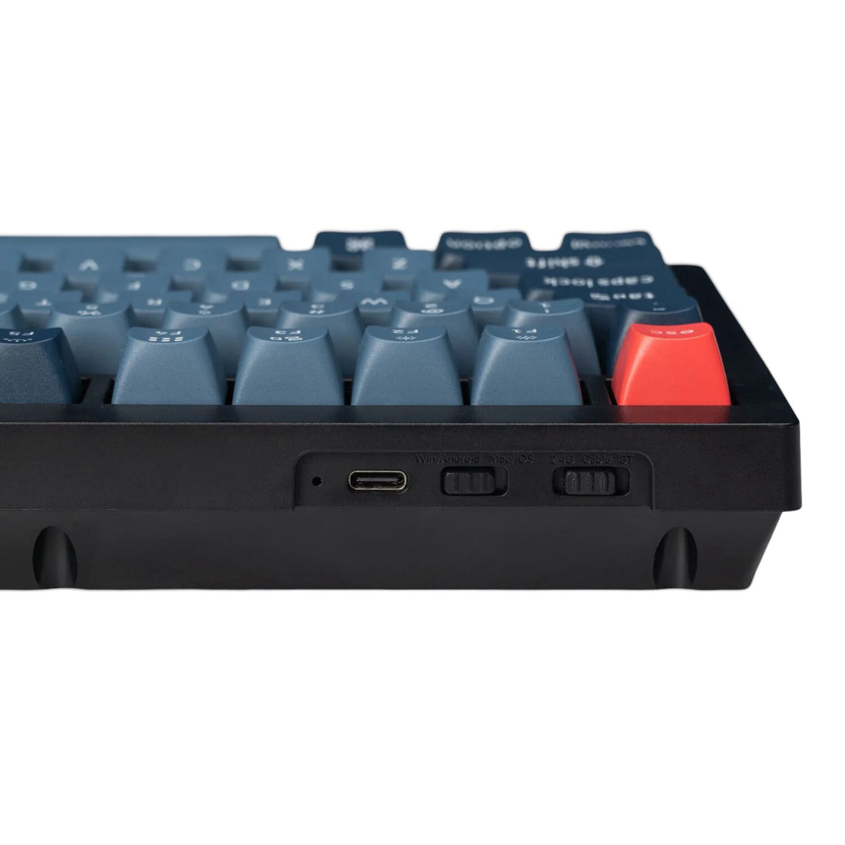 Image 3 for Keychron V1 Max QMK/VIA Wireless Custom Mechanical Keyboard | BROWN Switches – Black