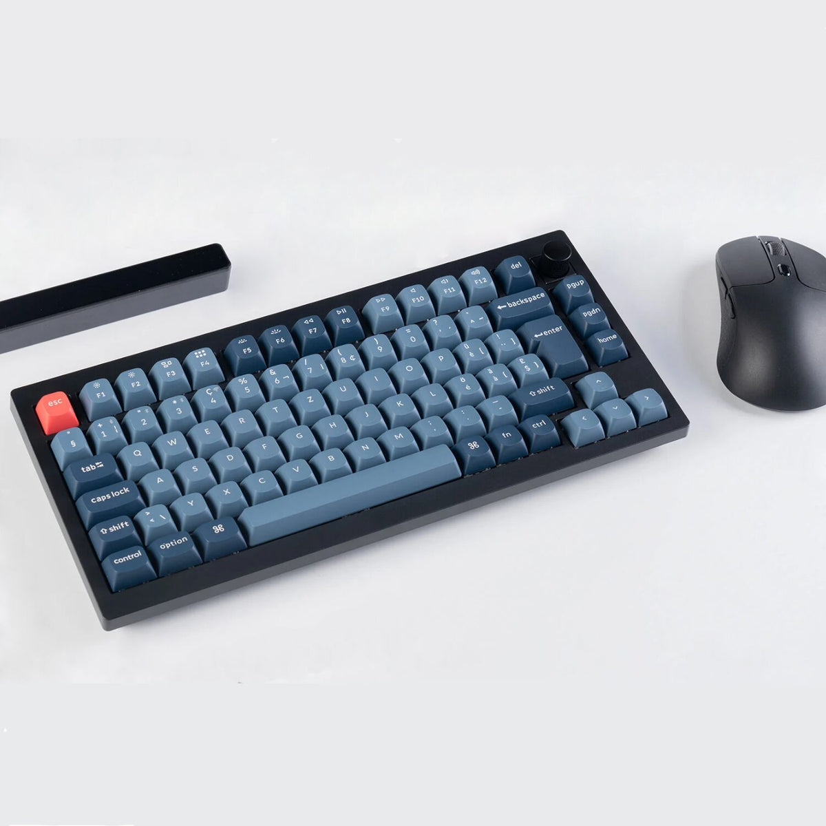 Image 5 for Keychron V1 Max QMK/VIA Wireless Custom Mechanical Keyboard | BROWN Switches – Black