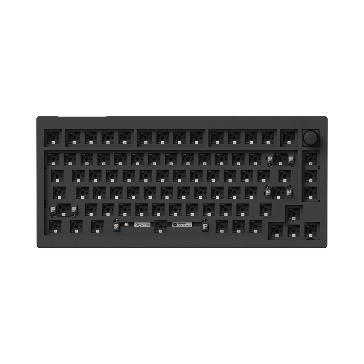 Image 4 for Keychron V1 Max QMK/VIA Wireless Custom Mechanical Keyboard | BROWN Switches – Black
