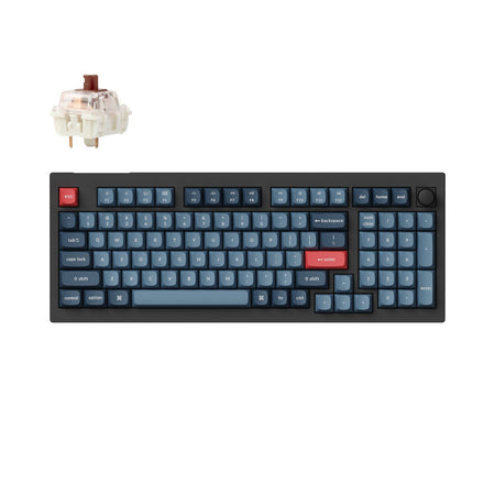 Image 1 for Keychron V5 Max Wireless Custom Keyboard - BROWN Switch