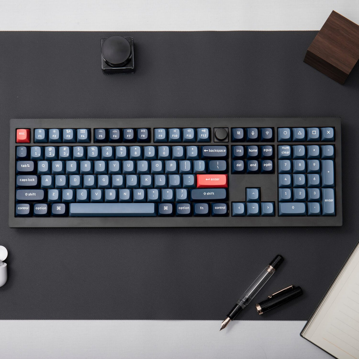 Image 5 for Keychron V6 Max QMK/VIA RED Wireless Custom Mechanical Keyboard | RED Switch - Black