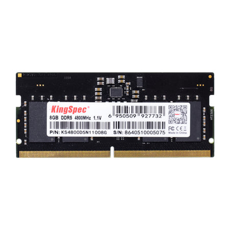 Image 1 for Kingspec 8GB 4800MHz DDR5 SODIMM Notebook Memory