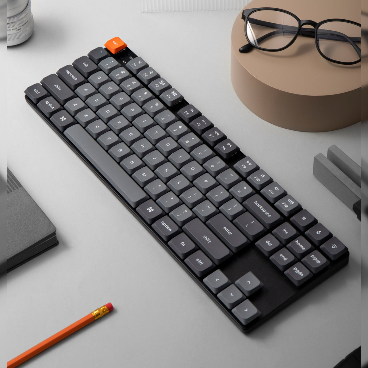 Image 3 for Keychron K1 Max QMK/VIA 80% Wireless Custom Mechanical Keyboard | RED Switches