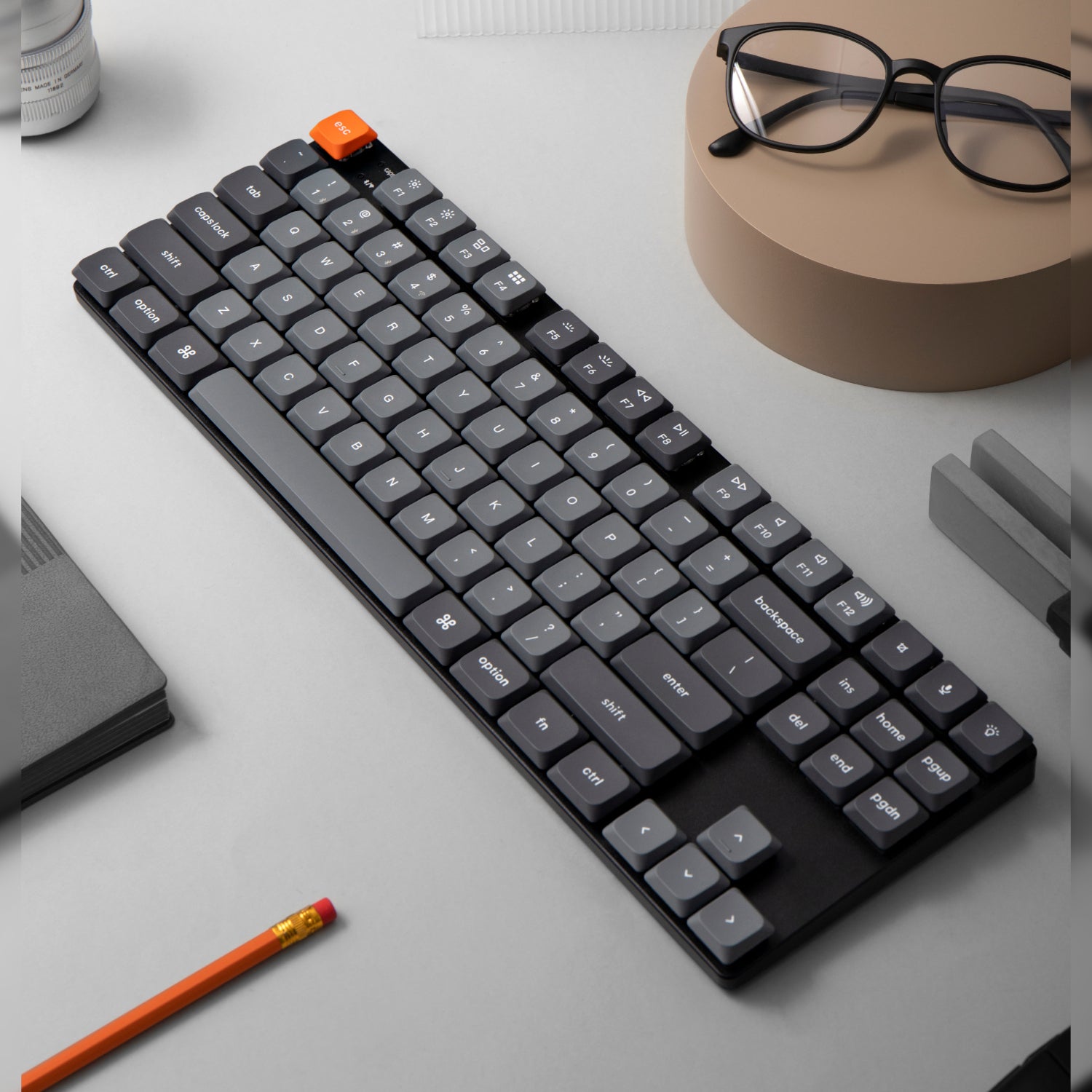 Image 3 for Keychron K1 Max QMK/VIA 80% Wireless Custom Mechanical Keyboard | RED Switches