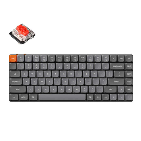 Image 1 for Keychron K3 Max QMK/VIA Wireless 75% Custom Mechanical Keyboard | RED Switches