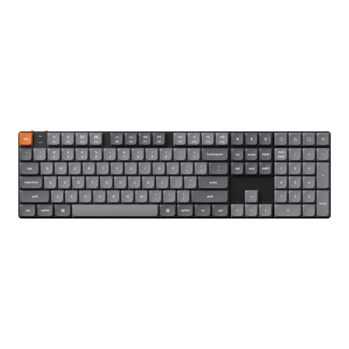 Image 2 for Keychron K5 Max QMK/VIA Full-sized Wireless Custom Mechanical Keyboard | BROWN Switches