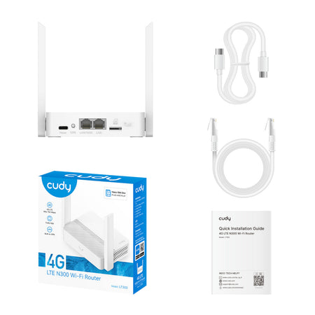Image 5 for Cudy LT300 4G LTE N300 Wi-Fi Router - White