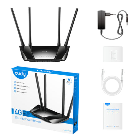 Image 5 for Cudy LT400 4G LTE N300 300Mbps Wi-Fi Router
