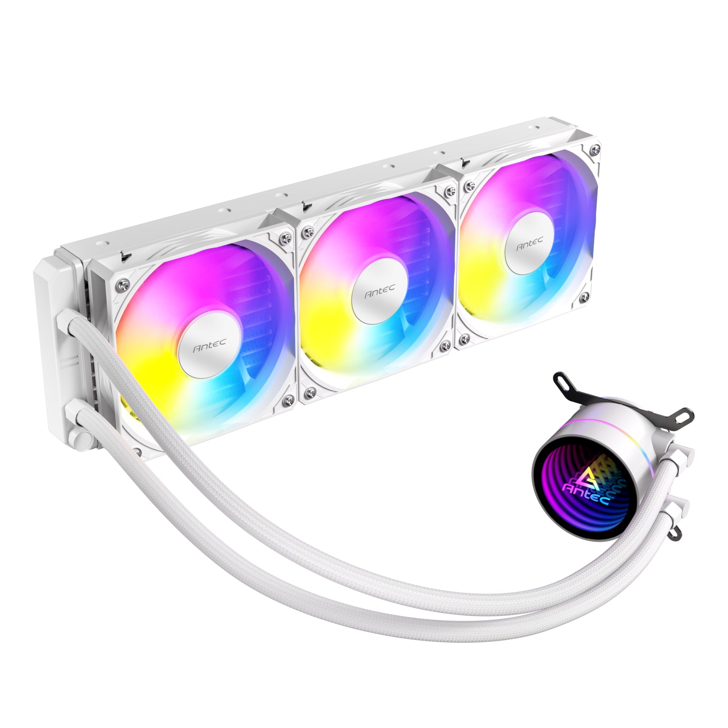 Image 1 for Antec Luna 360 ARGB CPU Liquid Cooler - White