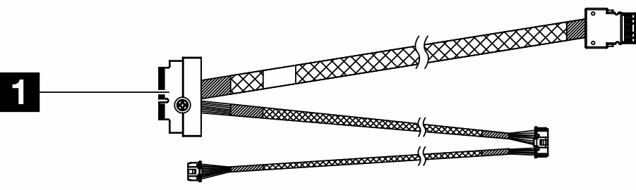 Lenovo ThinkSystem SR650 V3 M.2 SATA/x4 NVMe RAID Cable Kit