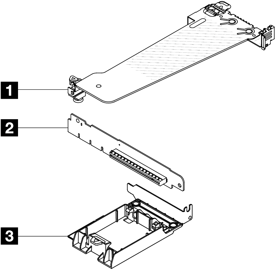 Lenovo ThinkSystem V3 1U Supercap Holder Kit