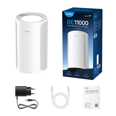Image 3 for Cudy BE11000 Wi-Fi7 Tri-band Mesh Wi-Fi System - 1 Pack