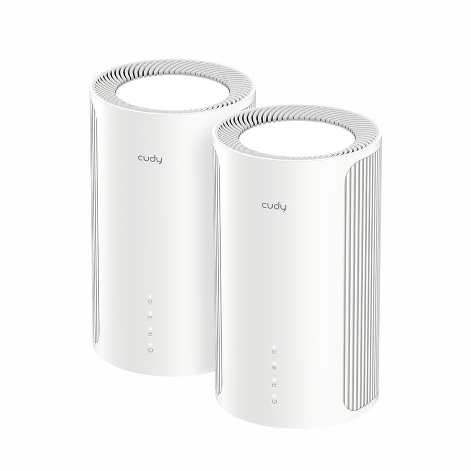 Image 1 for Cudy BE11000 Wi-Fi7 Tri-band Mesh Wi-Fi System - 2 Pack