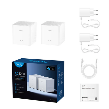 Image 4 for CUDY AC1200 Mesh Wi-fi system - 2 Pack